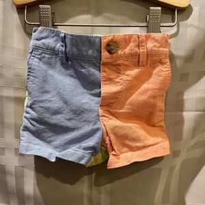 Ralph Lauren color block baby shorts